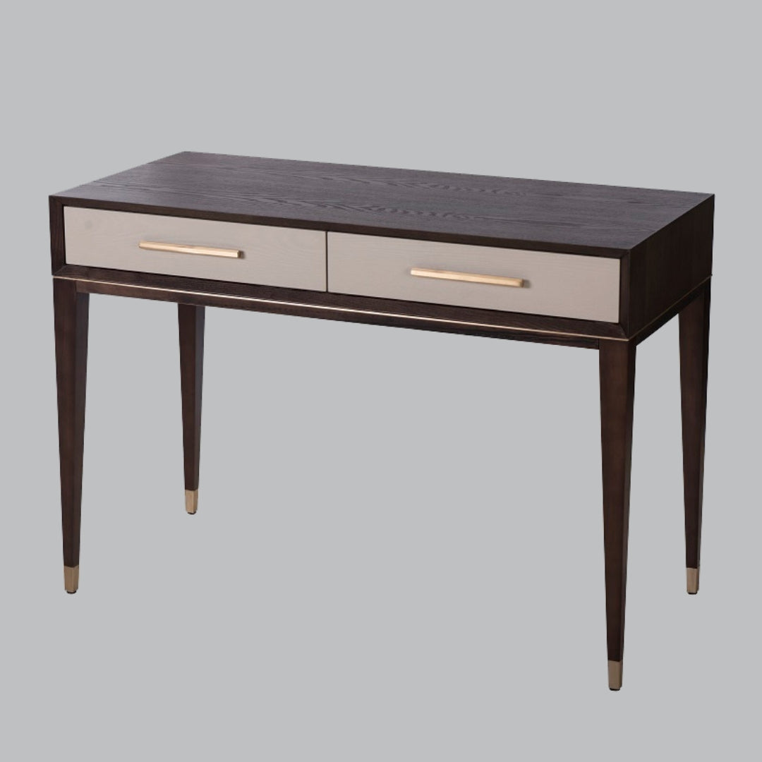 Milo Ceramic Grey and Dark Brown Dressing Table