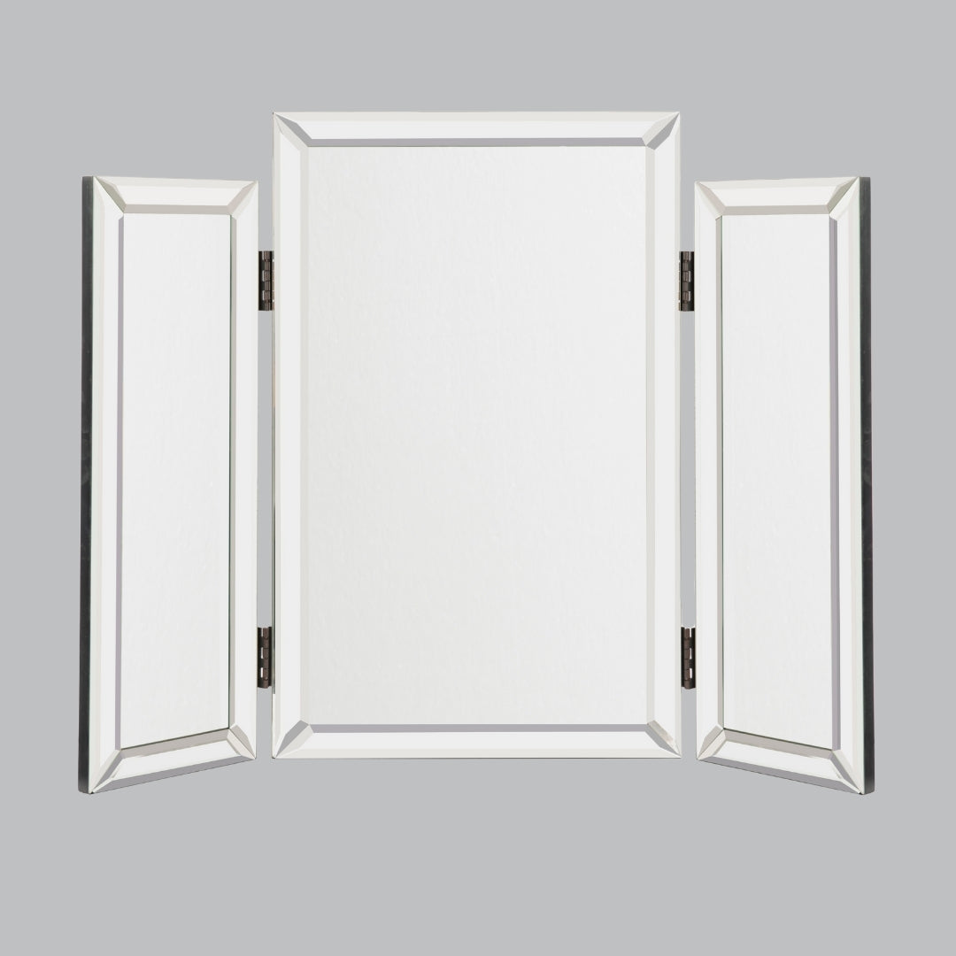 Vetra Silver Square Dressing Mirror