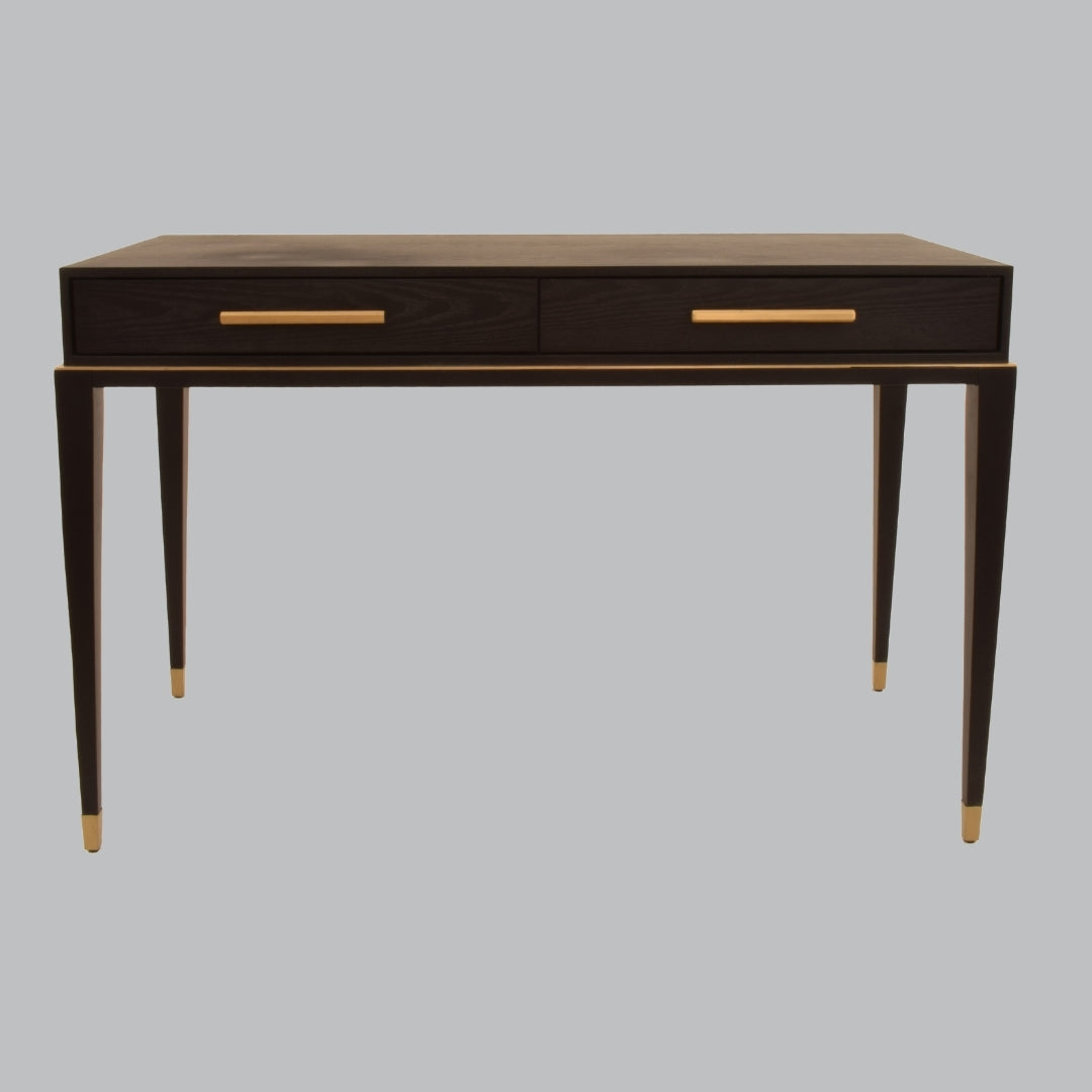 Nara Black Ash and Brass Dressing Table