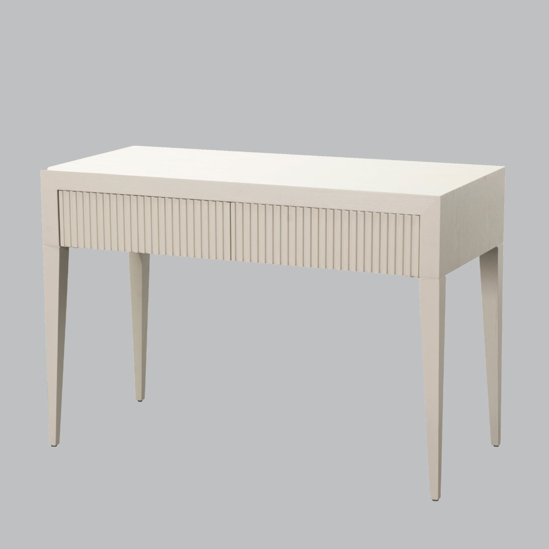 Korin White Wood Grain Dressing Table