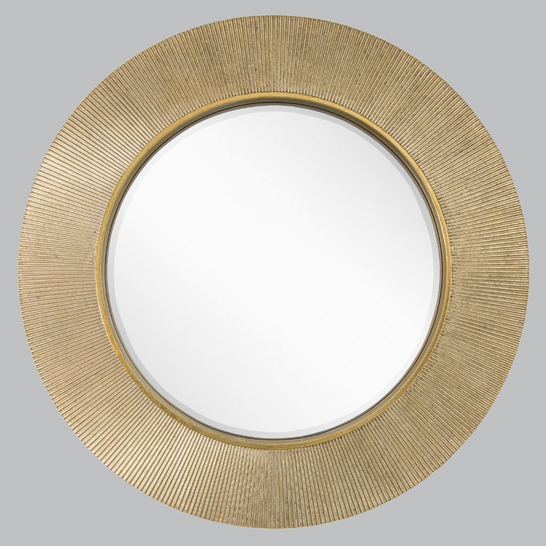 Jora Metal Framed Round Wall Mirror