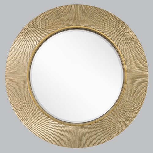 Jora Metal Framed Round Wall Mirror