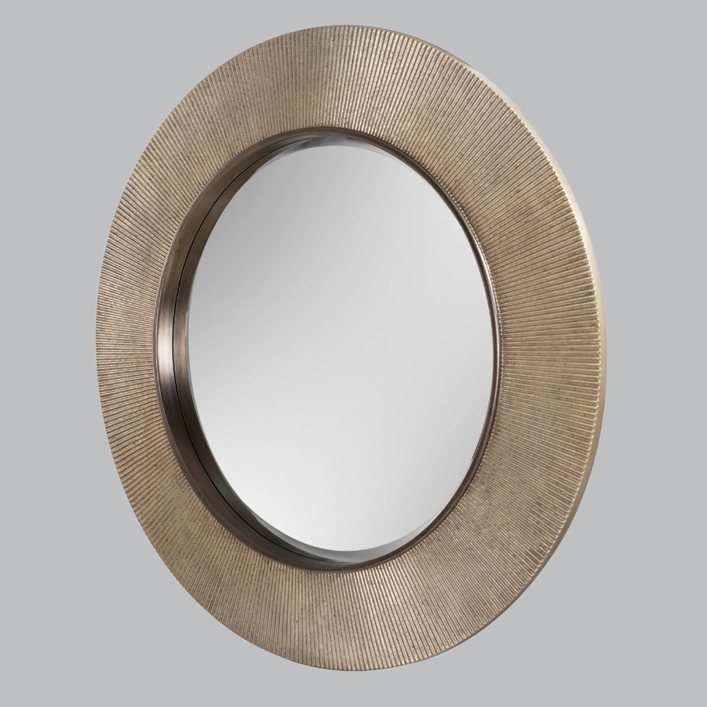 Jora Metal Framed Round Wall Mirror