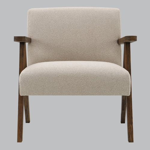 Sable Soft Latte and Ash Accent Chair