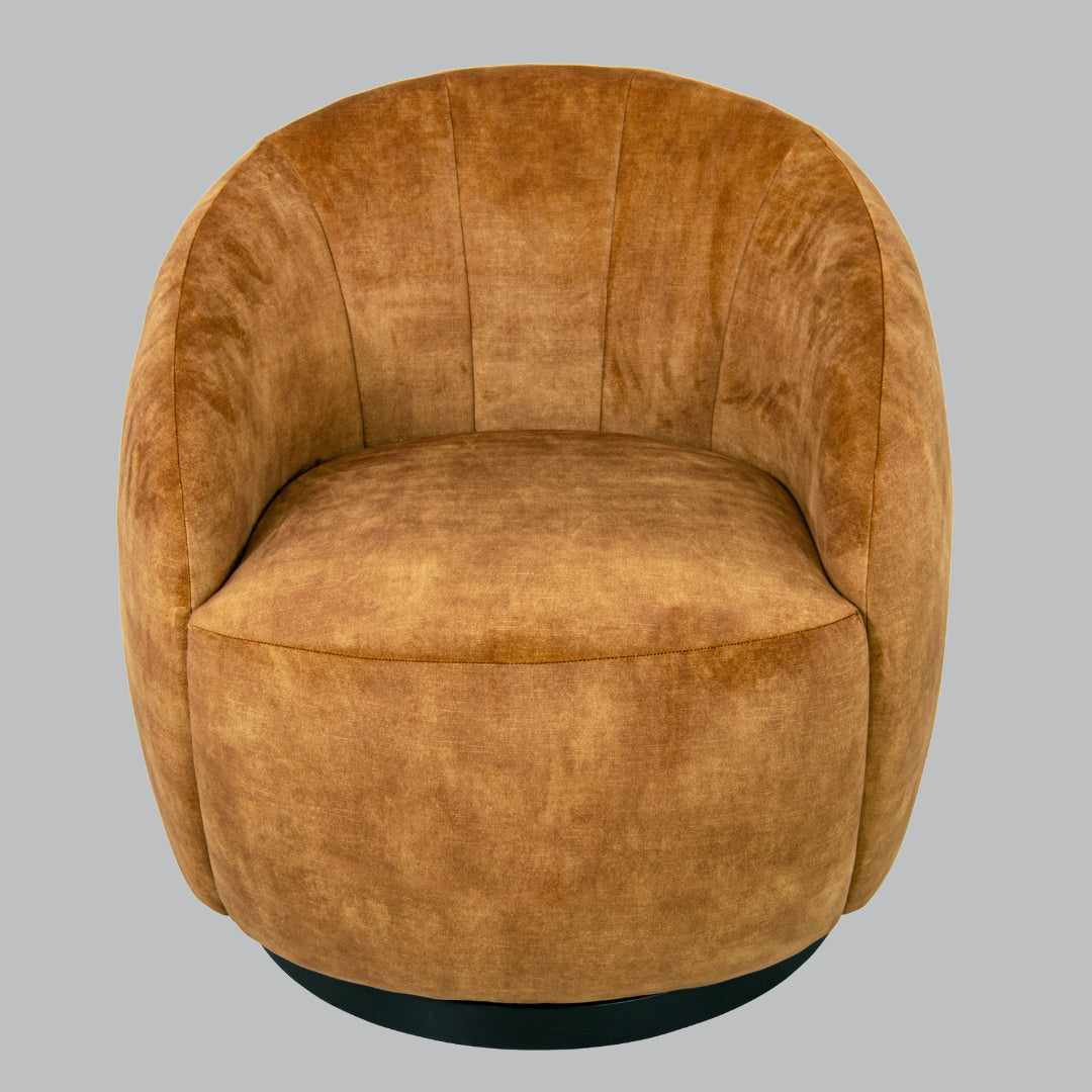 Selene Textured Swivel Chair