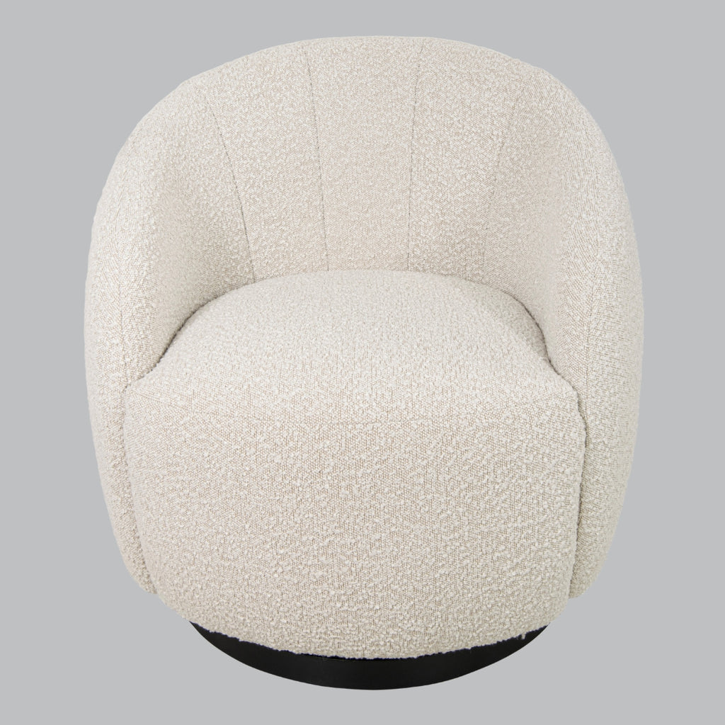 Selene Textured Swivel Chair