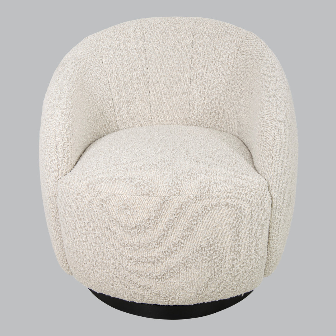 Selene Textured Swivel Chair