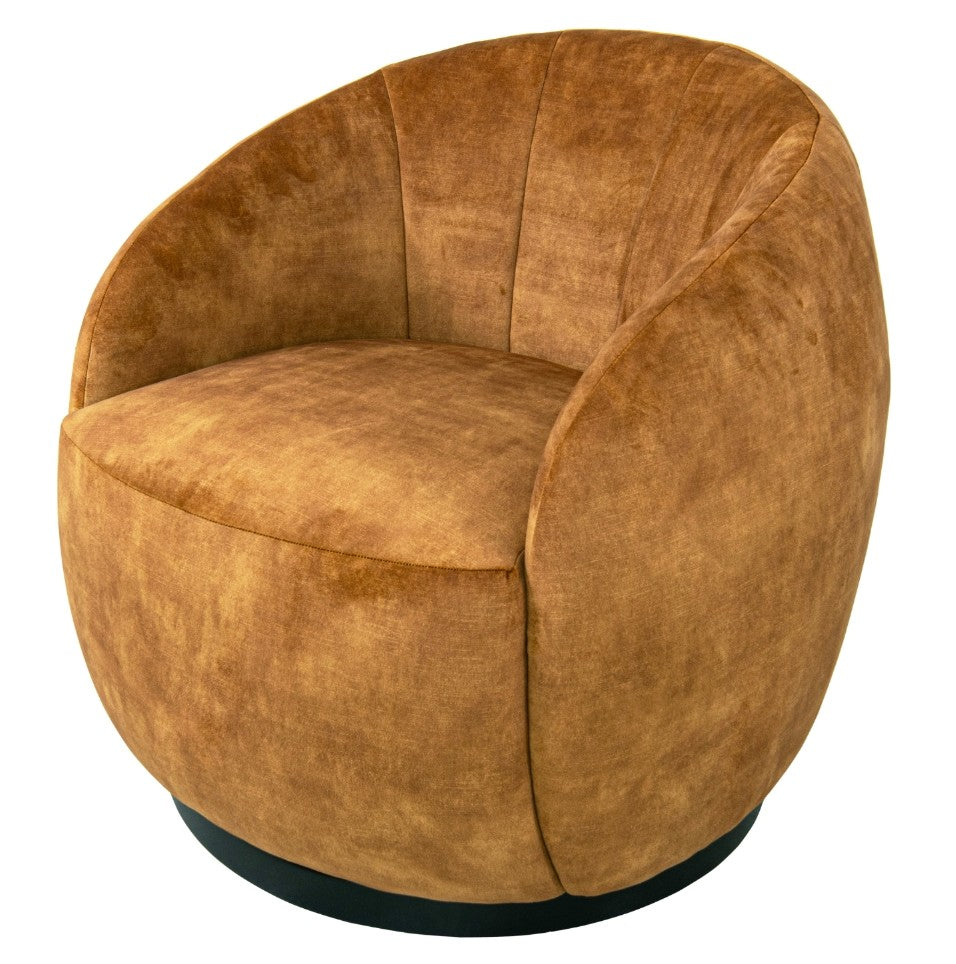 Selene Textured Swivel Chair