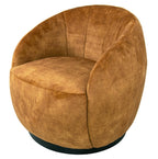 Selene Textured Swivel Chair